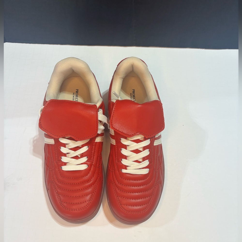 New red women’s sneakers size 6.5